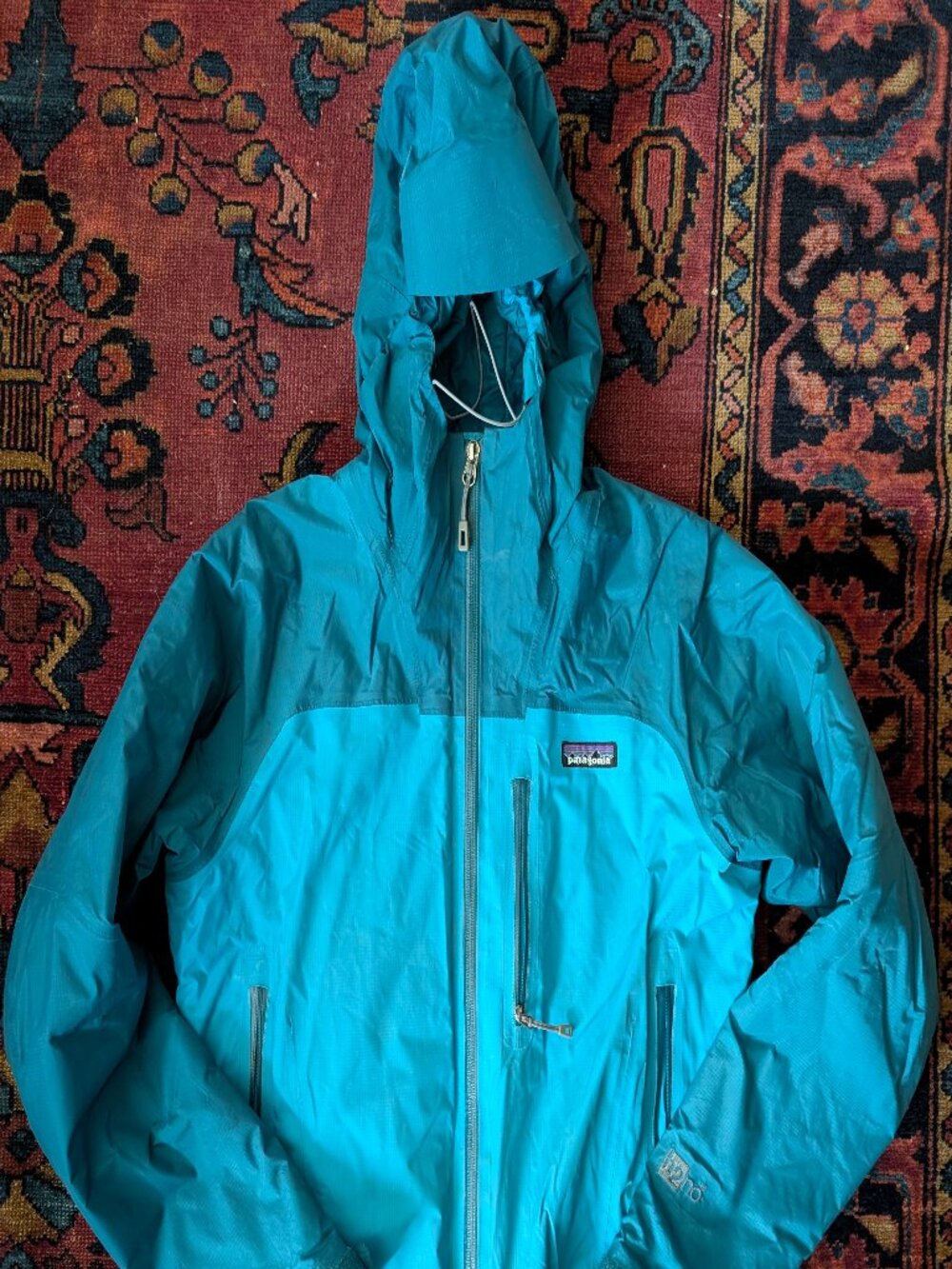 Patagonia Nano Storm H2No PrimaLoft Jacket Teal Women’s Small